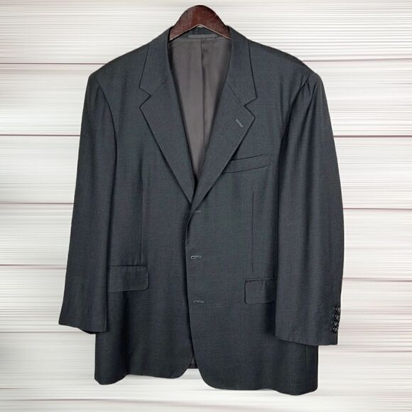 YING & TAI & ERMENEGILDO ZEGNA Wool Suit Jacket Suit Coat - Picture 1 of 12